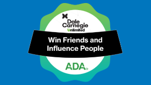 Photo of ADA Dale Carnegie Leadership Badge