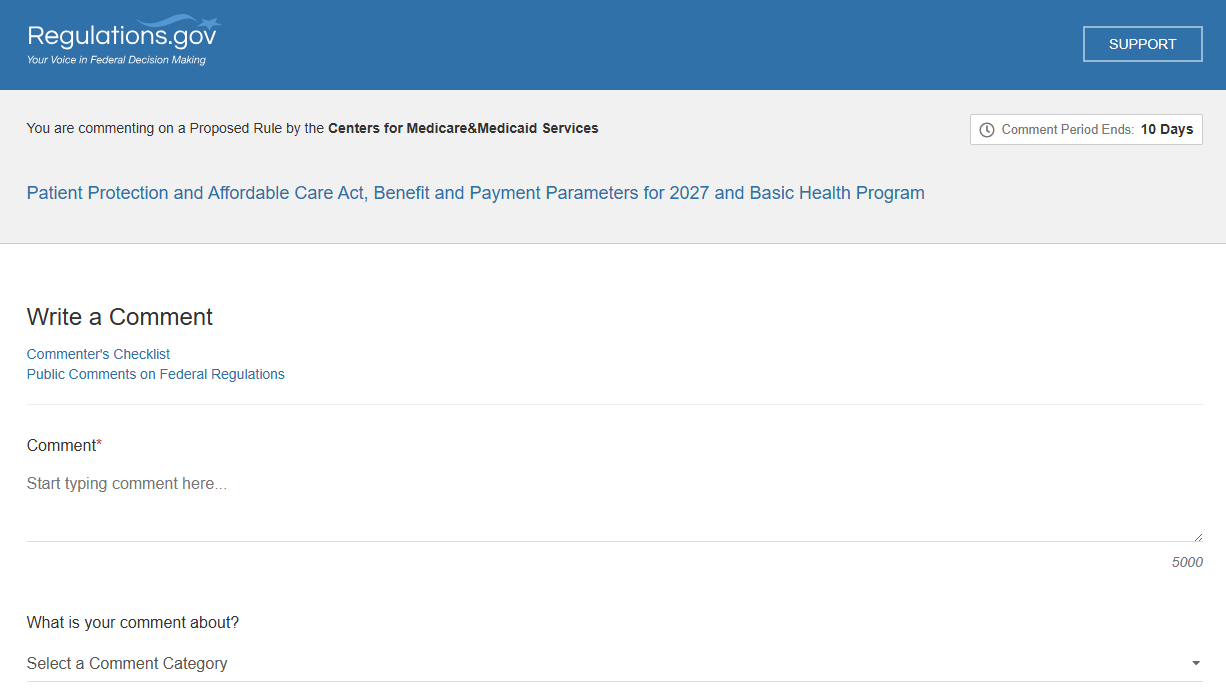 Picture showing how to contact CMS
