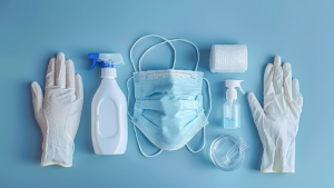 photo of items used for infection Control